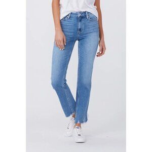 Paige Cindy Mel Destroyed Hem Jeans 32